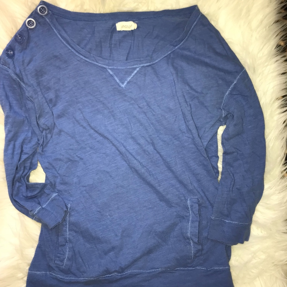 aerie Light Blue Dolman Tee